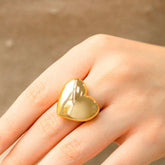 Anel Amore - Banhado a Ouro